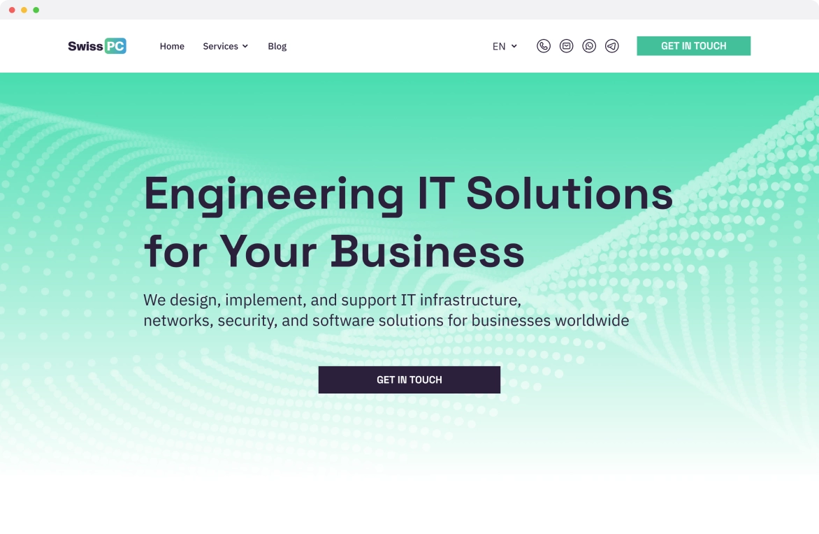SwissPC website preview